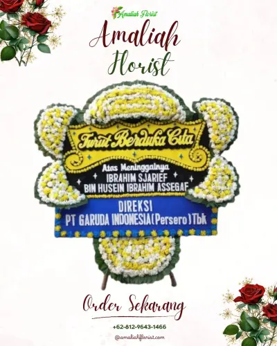 Papan Bunga Duka di Doyado
